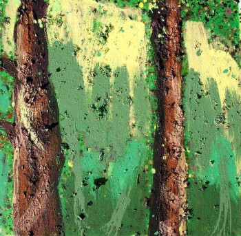 Obra contemporánea nombrada « foret 54 », Hecho por AQUARELLUS