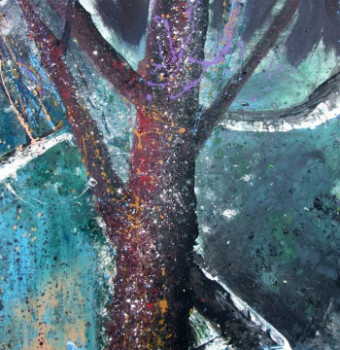 Obra contemporánea nombrada « foret 107 », Hecho por AQUARELLUS