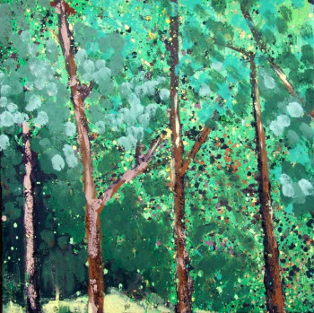 Obra contemporánea nombrada « foret 111 », Hecho por AQUARELLUS