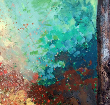 Obra contemporánea nombrada « foret 116 », Hecho por AQUARELLUS