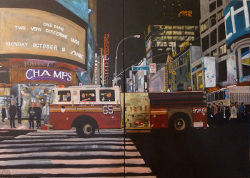 Fire Truck In New York En el sitio ARTactif