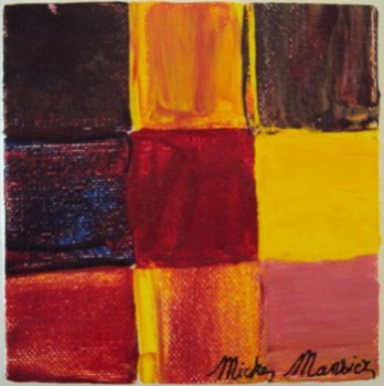 Obra contemporánea nombrada « couleurs au couteau », Hecho por MICKE