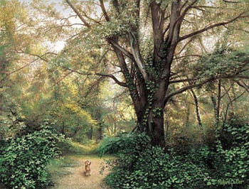 Obra contemporánea nombrada « LE SOUS BOIS », Hecho por GAUTIER