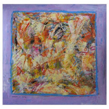 Obra contemporánea nombrada « Technique mixte 9 », Hecho por DANTIN