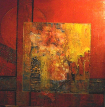 Obra contemporánea nombrada « Sur la route de la soie », Hecho por CHANTAL LONGEON