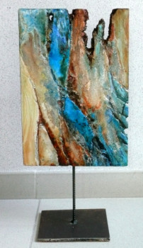 Obra contemporánea nombrada « fragment 51x24 », Hecho por LAURELLE BESSE