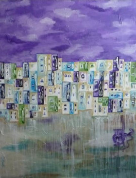 Obra contemporánea nombrada « Méandre », Hecho por MIMOUNI