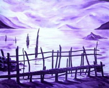 Obra contemporánea nombrada « le ponton », Hecho por SYVE