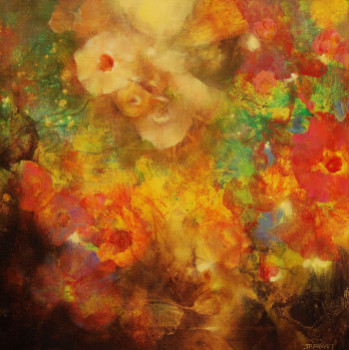 Obra contemporánea nombrada « Série Jardins », Hecho por JEAN-PAUL PRIVET