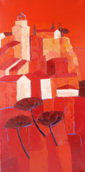 Obra contemporánea nombrada « ROUSSILLON 2 », Hecho por JULIE PIOCH