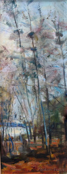 Obra contemporánea nombrada « In the forest », Hecho por ZHUKOV FEDOR
