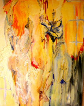Obra contemporánea nombrada « résurrection », Hecho por IRANE PERKO