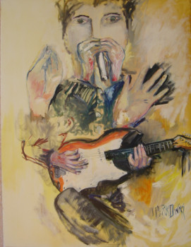 Obra contemporánea nombrada « entre vos mains », Hecho por IRANE PERKO
