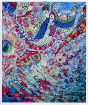 Obra contemporánea nombrada « Voyage sur la lune », Hecho por MARCIE