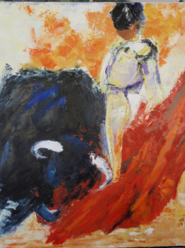 Obra contemporánea nombrada « Corrida », Hecho por MLB