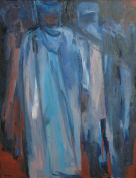 Obra contemporánea nombrada « Pénombre », Hecho por JOSETTE ZENATTI