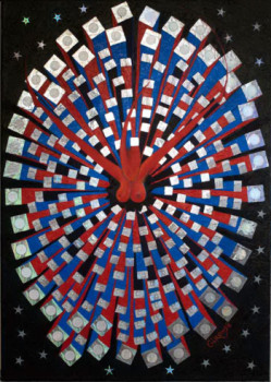 Obra contemporánea nombrada « Explosion », Hecho por MARIE GIRONDE