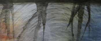 Obra contemporánea nombrada « reflets du temps », Hecho por BRIGITTE WEYRICH