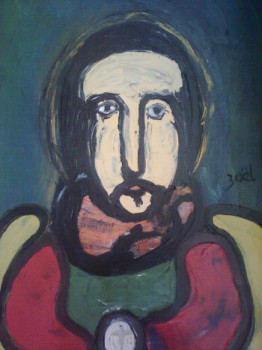 Obra contemporánea nombrada « CHRIST, LE PAIN DE LA VIE », Hecho por ZAëL