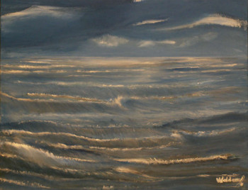 Obra contemporánea nombrada « Notre mer à tous », Hecho por WALDEMAR NOBRE