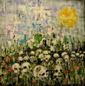 Obra contemporánea nombrada « Srebrenica, sous le soleil. », Hecho por BARON SAMDI