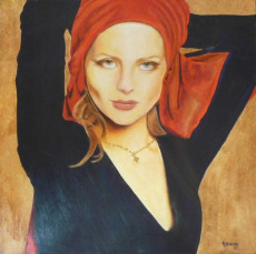 femme-au-foulard-rouge