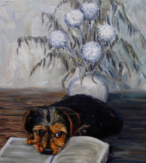 nature-morte-avec-un-chien