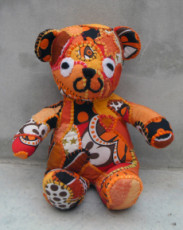 nounours-orange-vintage