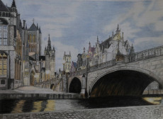 pont-saint-michel-a-gand-sint-michielsbrug-in-gent