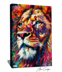 tableau-lion-pop-art